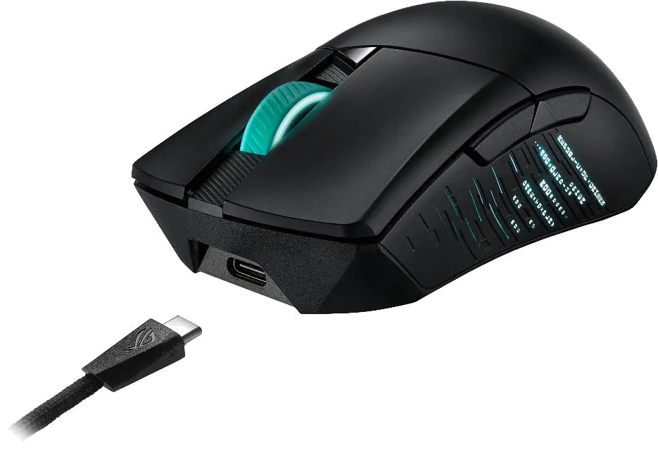 Asus 90MP0200-BMUA00 GLADIUS 3 mouse gaming wireless bluetooth & wire USB 2.0 26000dpi, 192876966532