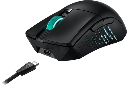 Asus 90MP0200-BMUA00 GLADIUS 3 mouse gaming wireless bluetooth & wire USB 2.0 26000dpi, 192876966532