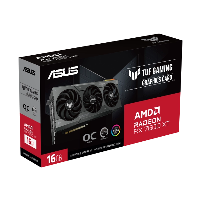 Asus TUF-RX7600XT-O16G-GAMING Asus TUF Gaming Radeon RX 7600 XT OC 16G, 4711387452295