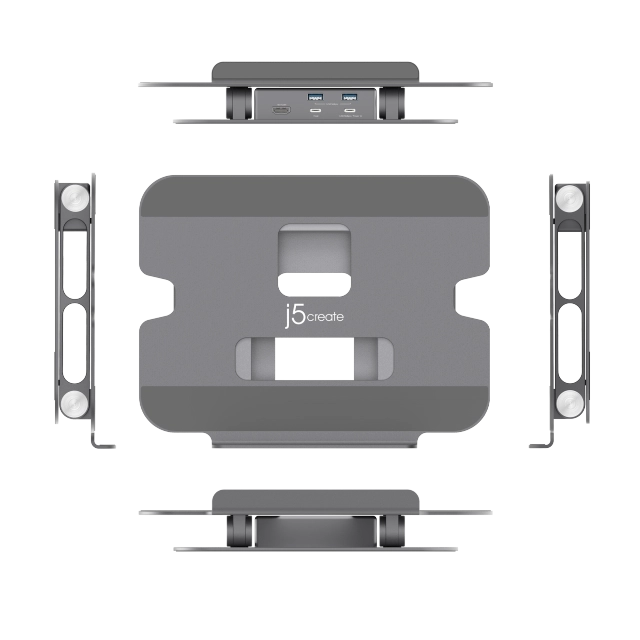 j5create JTS327-N MULTI-ANGLE 4K DOCKING STAND/, 4712795086430