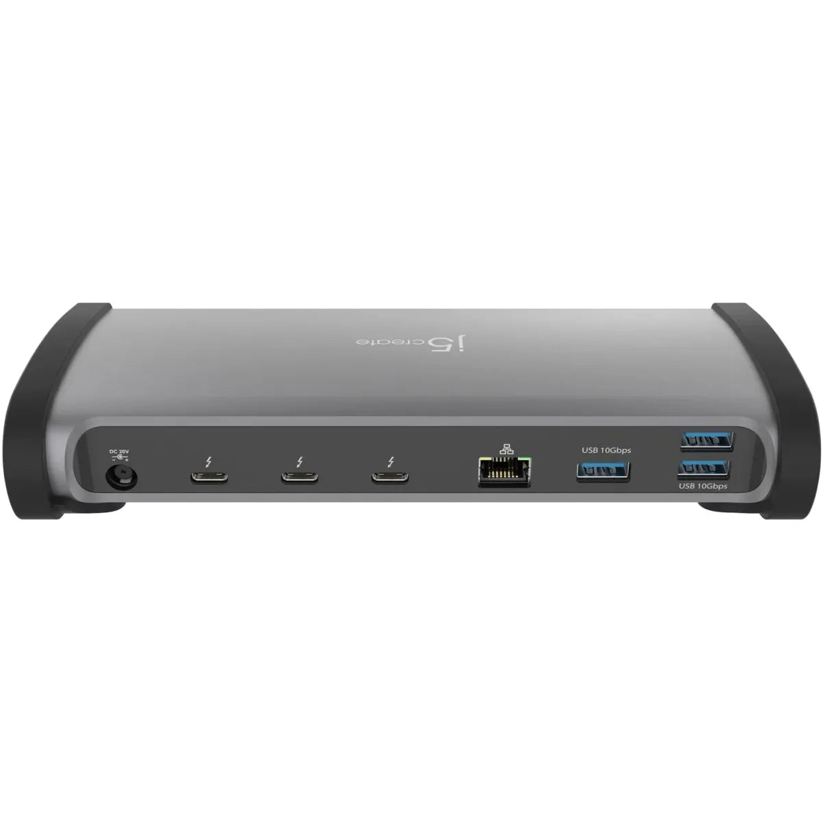 j5create JTD562-FN j5create 8K THUNDERBOLT 4 DOCKING/STATION - UK BLACK/SPACE GREY 4712795086928