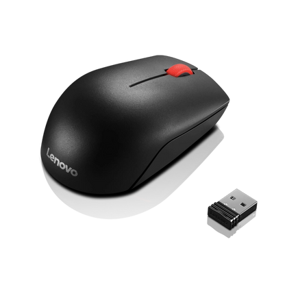 Lenovo 4Y50R20864 Mouse Essential compact, wireless, ambidextru, 3 butoane, negru, 192563496083