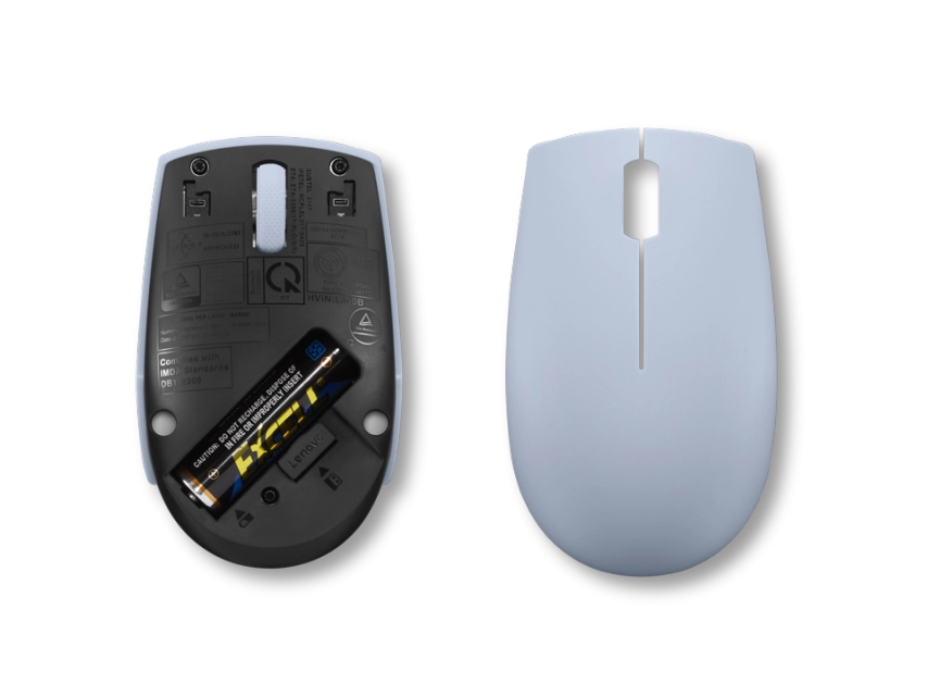 Lenovo GY51L15679 Mouse compact albastru model 300 wireless 3 butoane, 1000dpi, 195892080725