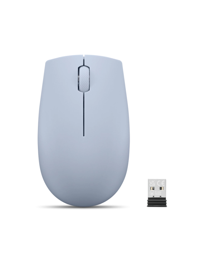 Lenovo GY51L15679 Mouse compact albastru model 300 wireless 3 butoane, 1000dpi, 195892080725