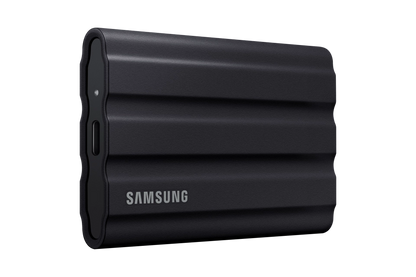 Samsung MU-PE2T0S/EU T7 Shield SSD extern 2TB, USB-C 3.2 Gen 2, Black, 8806092968431