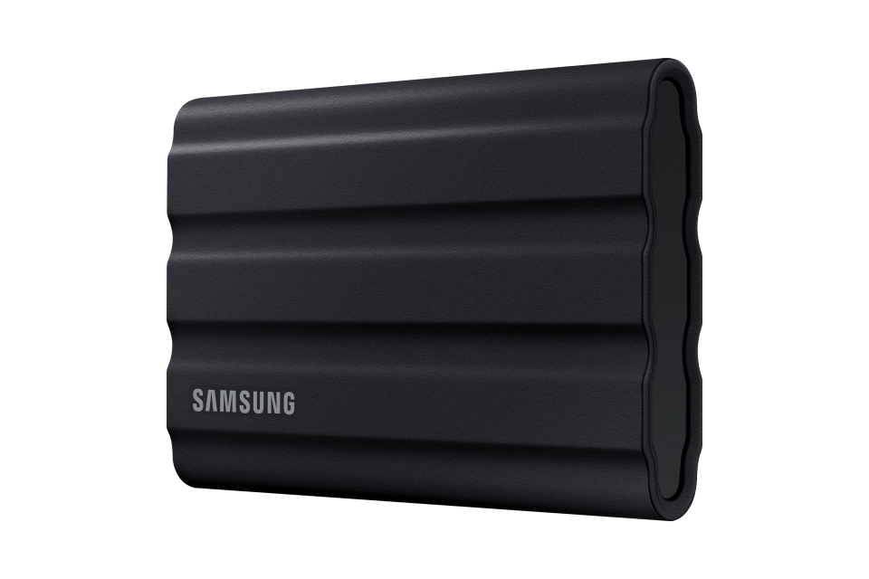 Samsung MU-PE2T0S/EU T7 Shield SSD extern 2TB, USB-C 3.2 Gen 2, Black, 8806092968431