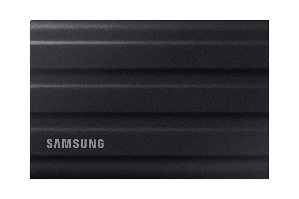 Samsung MU-PE2T0S/EU T7 Shield SSD extern 2TB, USB-C 3.2 Gen 2, Black, 8806092968431