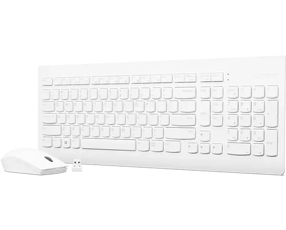 Lenovo GX30W75336 kit wireless tastatura si mouse, alb, 193638871774