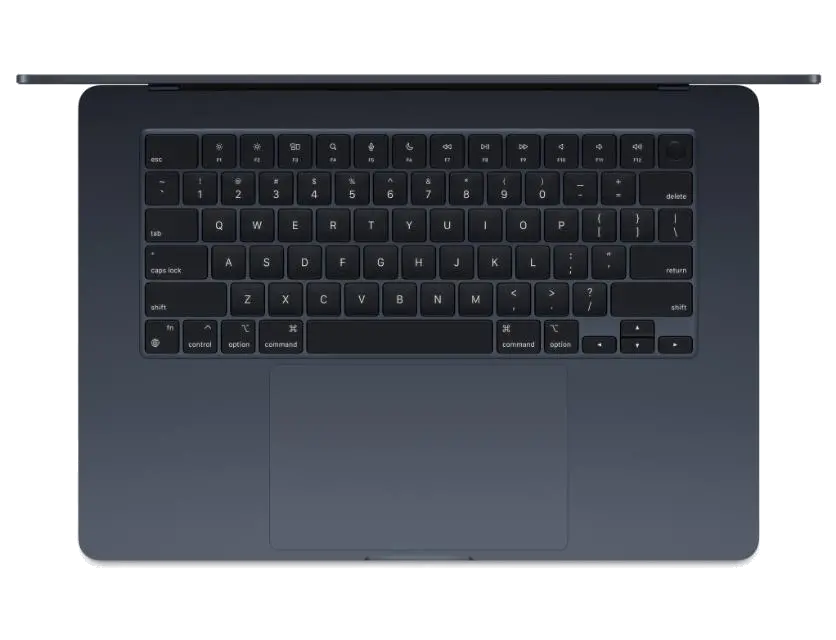 Apple MRYV3RO/A MacBook Air 15 inch M3 8 nuclee CPU si 10 nuclee GPU 8GB 512GB Midnight, 0195949132223