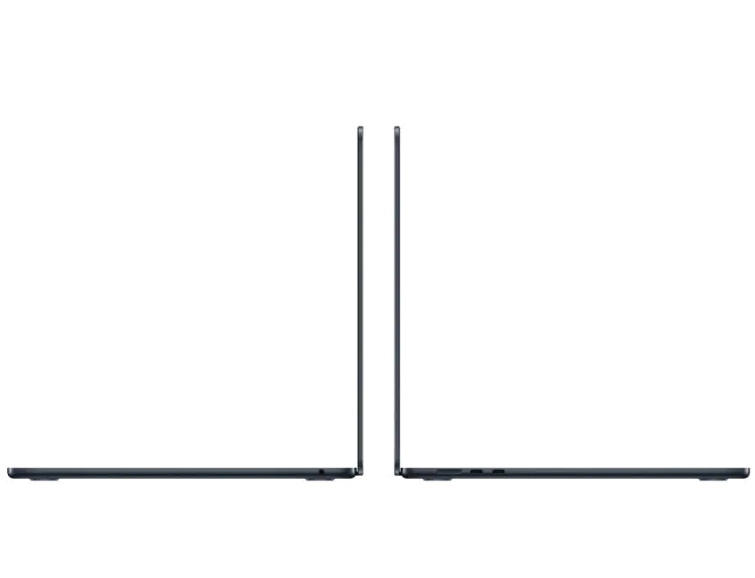 Apple MRYV3RO/A MacBook Air 15 inch M3 8 nuclee CPU si 10 nuclee GPU 8GB 512GB Midnight, 0195949132223