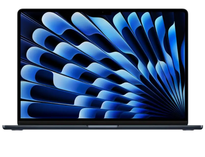 Apple MRYV3RO/A MacBook Air 15 inch M3 8 nuclee CPU si 10 nuclee GPU 8GB 512GB Midnight, 0195949132223