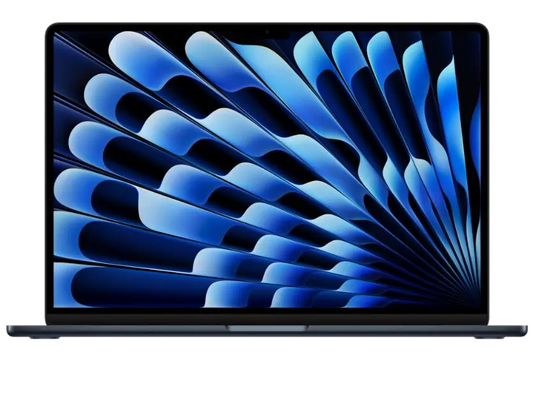 Apple MRYV3RO/A MacBook Air 15 inch M3 8 nuclee CPU si 10 nuclee GPU 8GB 512GB Midnight, 0195949132223