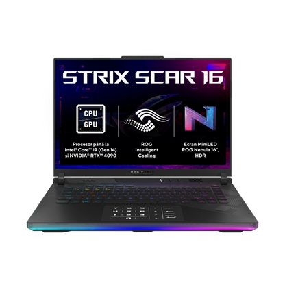 Asus G634JZR-RA082 ROG Strix SCAR 16 laptop 16inch QHD+ I9-14900HX 64GB 2TB RTX4080, 4711387437179