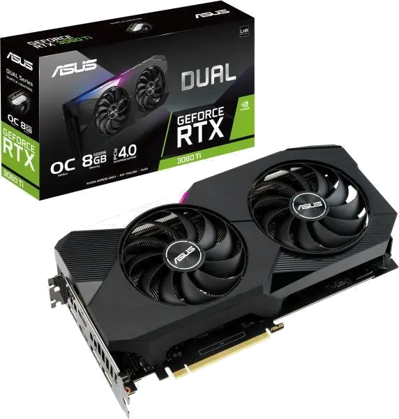Asus DUAL-RTX3060-O12G2 Dual GeForce RTX3060 V2 OC placa video 12GB, 4711081309925