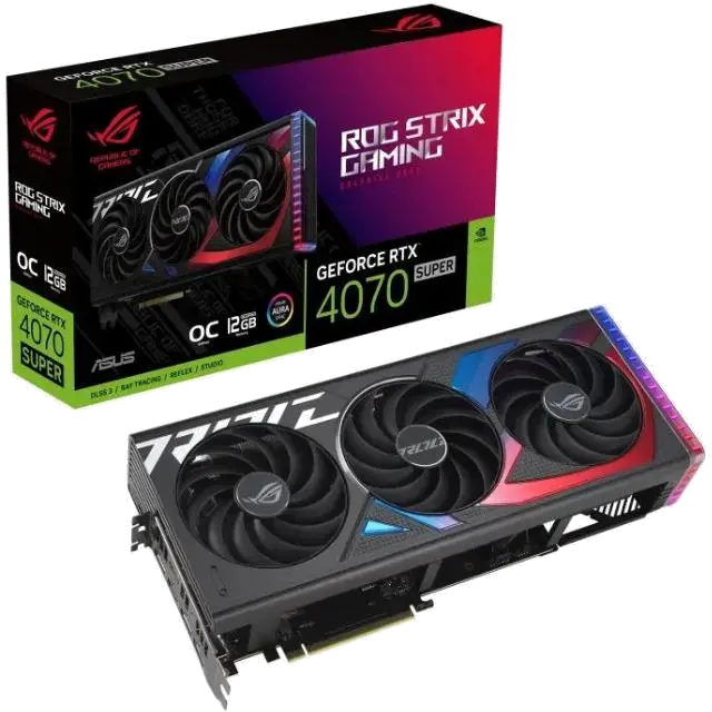 Asus ROG-STRIX-RTX4070S-O12G-GAMING VGA AS ROG S RTX 4070 OC SUPER 12B GAMIN, 4711387461358