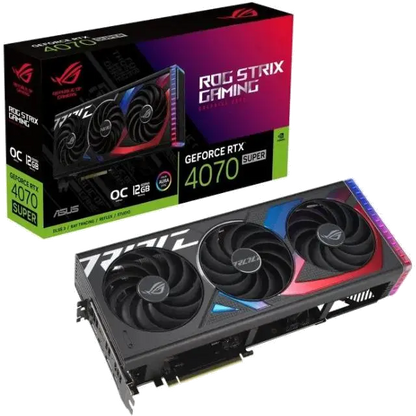 Asus ROG-STRIX-RTX4070S-O12G-GAMING VGA AS ROG S RTX 4070 OC SUPER 12B GAMIN, 4711387461358