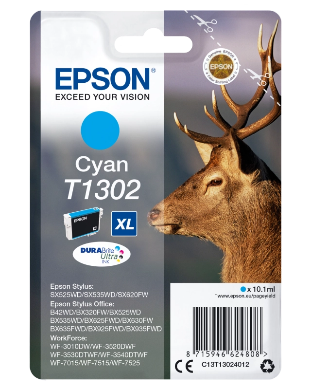 Epson C13T13024012 Cartus ink CYAN original XL pt Epson BX525WD/BX625FW/ 10.1ml, 8715946624808