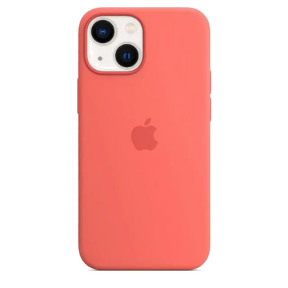 Apple MM1V3ZM/A iPhone 13 mini Silicone Case with MagSafe Pink Pomelo (Seasonal Fall, 194252780534