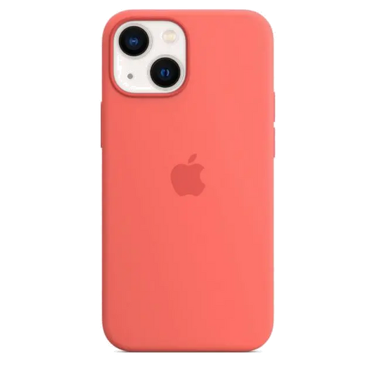 Apple MM1V3ZM/A iPhone 13 mini Silicone Case with MagSafe Pink Pomelo (Seasonal Fall, 194252780534