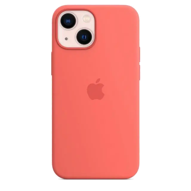 Apple MM1V3ZM/A iPhone 13 mini Silicone Case with MagSafe Pink Pomelo (Seasonal Fall, 194252780534