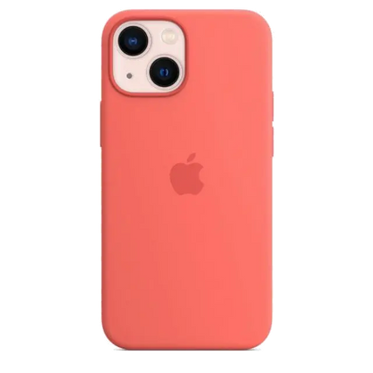 Apple MM1V3ZM/A iPhone 13 mini Silicone Case with MagSafe Pink Pomelo (Seasonal Fall, 194252780534