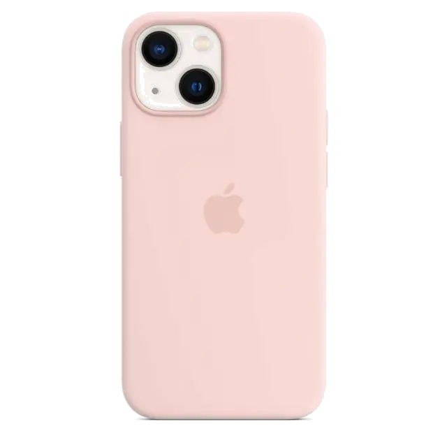 Apple MM203ZM/A iPhone 13 mini Silicone Case with MagSafe Chalk Pink, 194252780626