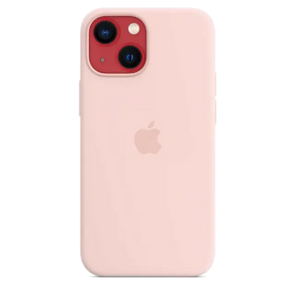 Apple MM203ZM/A iPhone 13 mini Silicone Case with MagSafe Chalk Pink, 194252780626