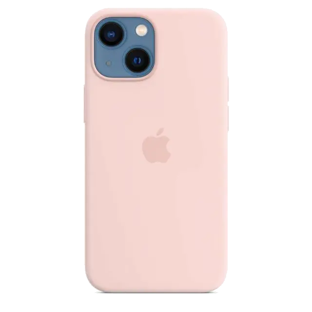 Apple MM203ZM/A iPhone 13 mini Silicone Case with MagSafe Chalk Pink, 194252780626