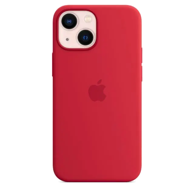 Apple MM233ZM/A iPhone 13 mini Silicone Case with MagSafe (PRODUCT)RED, 194252780718