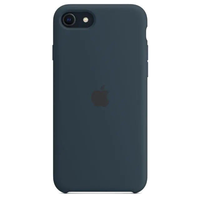 Apple MN6F3ZM/A iPhone SE3 Silicone Case Abyss Blue, 194253035466