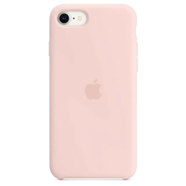 Apple MN6G3ZM/A iPhone SE3 Silicone Case Chalk Pink, 194253035497