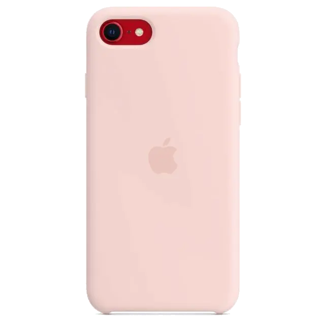 Apple MN6G3ZM/A iPhone SE3 Silicone Case Chalk Pink, 194253035497