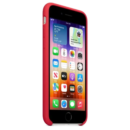 Apple MN6H3ZM/A iPhone SE3 Silicone Case (PRODUCT)RED, 194253035527