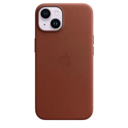 Apple MPP73ZM/A iPhone 14 Leather Case with MagSafe Umber, 194253345336