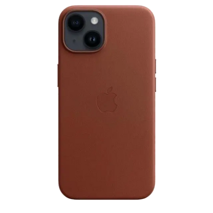 Apple MPP73ZM/A iPhone 14 Leather Case with MagSafe Umber, 194253345336