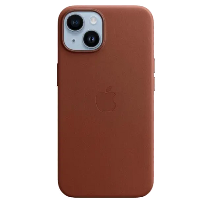 Apple MPP73ZM/A iPhone 14 Leather Case with MagSafe Umber, 194253345336