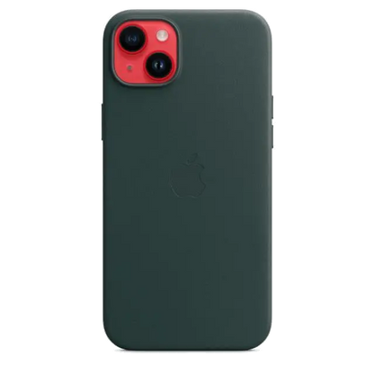 Apple MPPA3ZM/A iPhone 14 Plus Leather Case with MagSafe Forest Green, 194253345428