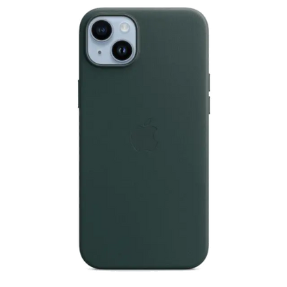 Apple MPPA3ZM/A iPhone 14 Plus Leather Case with MagSafe Forest Green, 194253345428