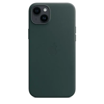 Apple MPPA3ZM/A iPhone 14 Plus Leather Case with MagSafe Forest Green, 194253345428