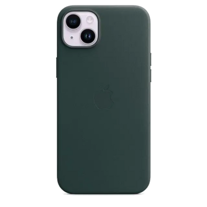 Apple MPPA3ZM/A iPhone 14 Plus Leather Case with MagSafe Forest Green, 194253345428