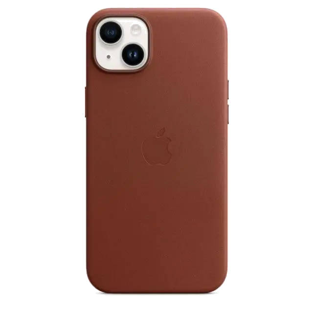 Apple MPPD3ZM/A iPhone 14 Plus Leather Case with MagSafe Umber, 194253345480