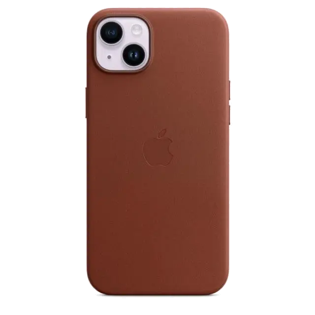 Apple MPPD3ZM/A iPhone 14 Plus Leather Case with MagSafe Umber, 194253345480