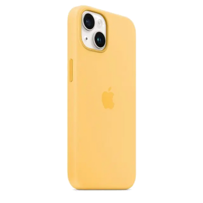 Apple MPT23ZM/A iPhone 14 Silicone Case with MagSafe Sunglow (SEASONAL 2022 Fall), 194253416173