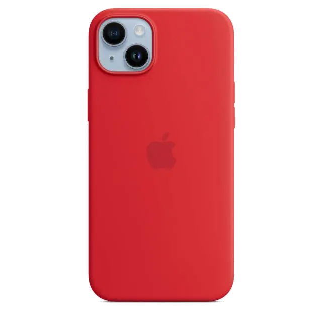 Apple MPT63ZM/A iPhone 14 Plus Silicone Case with MagSafe (PRODUCT)RED, 194253416265