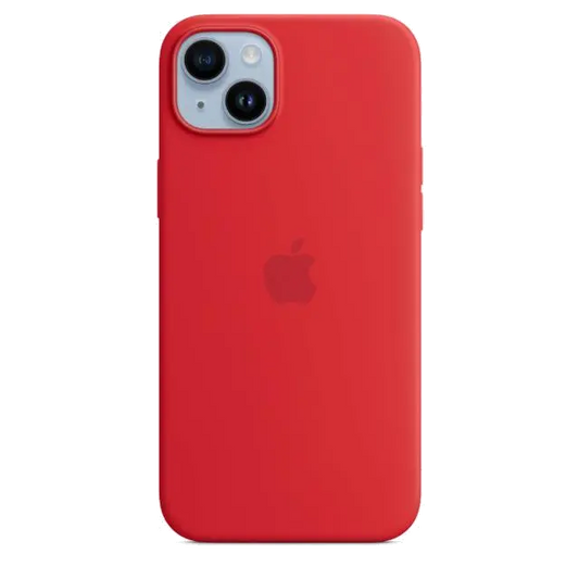 Apple MPT63ZM/A iPhone 14 Plus Silicone Case with MagSafe (PRODUCT)RED, 194253416265