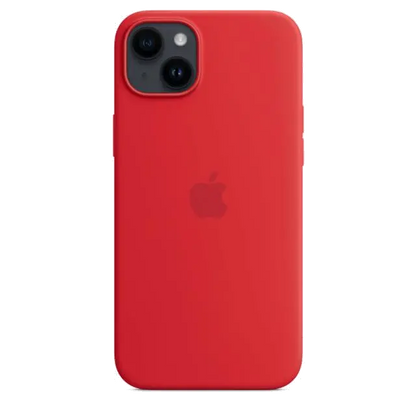 Apple MPT63ZM/A iPhone 14 Plus Silicone Case with MagSafe (PRODUCT)RED, 194253416265