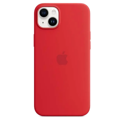 Apple MPT63ZM/A iPhone 14 Plus Silicone Case with MagSafe (PRODUCT)RED, 194253416265