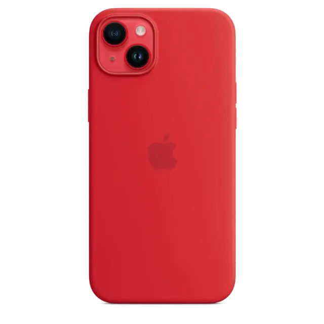 Apple MPT63ZM/A iPhone 14 Plus Silicone Case with MagSafe (PRODUCT)RED, 194253416265