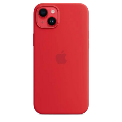 Apple MPT63ZM/A iPhone 14 Plus Silicone Case with MagSafe (PRODUCT)RED, 194253416265