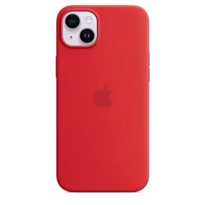 Apple MPT63ZM/A iPhone 14 Plus Silicone Case with MagSafe (PRODUCT)RED, 194253416265